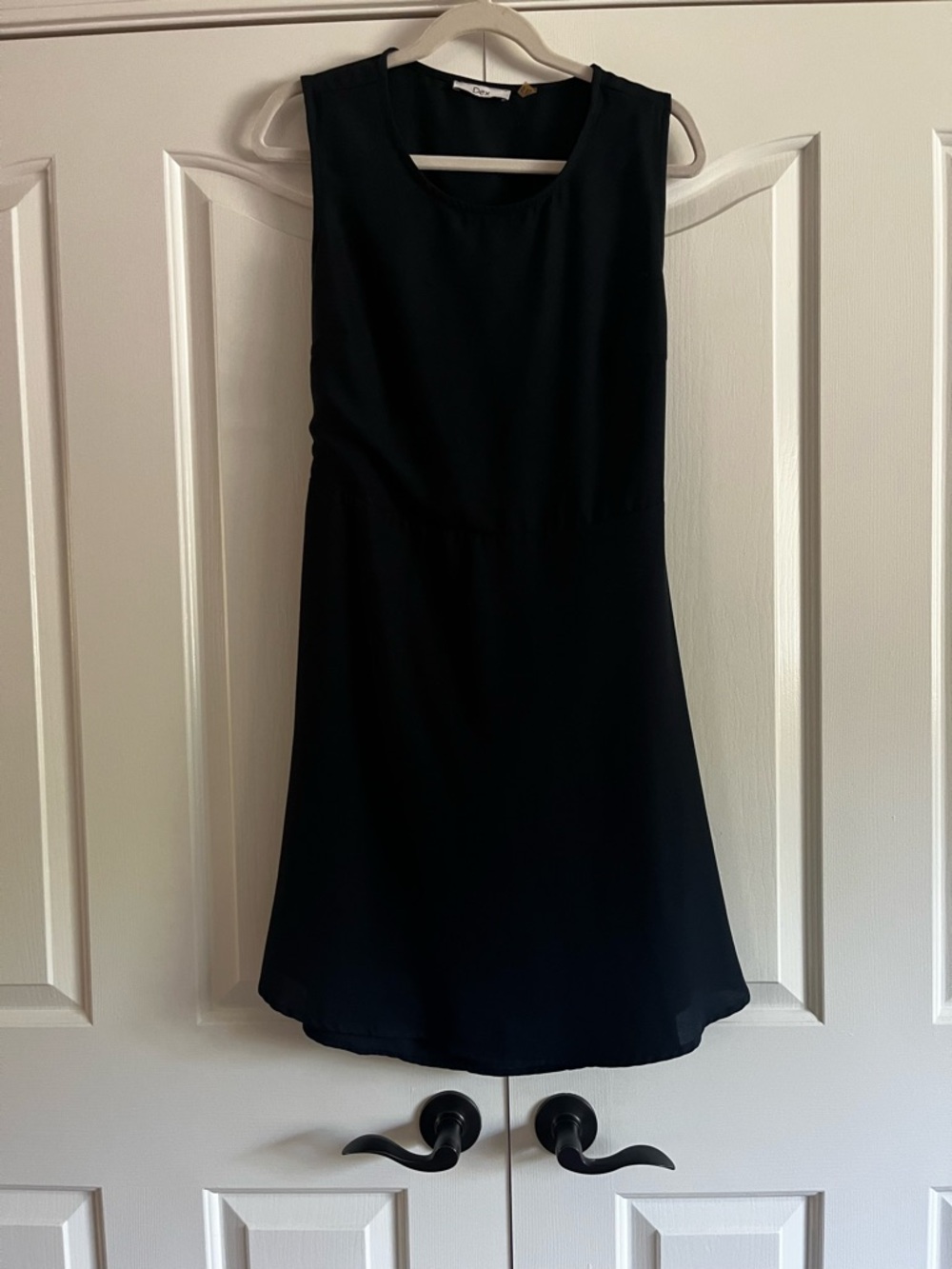 Dex Navy Blue Backless Dress